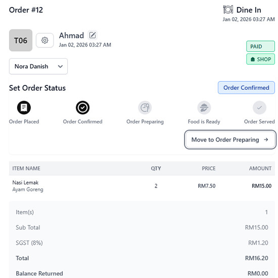 Streamline Order Management